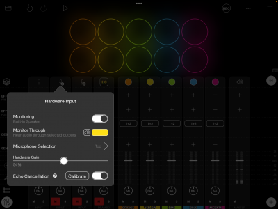 Set the input's color destination and set it to monitor through that color